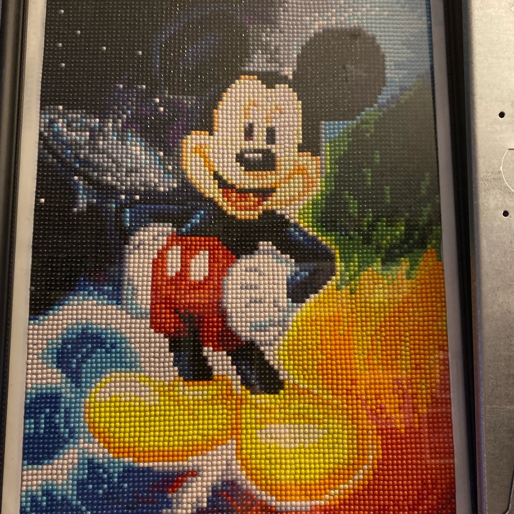 Finished diamond painting